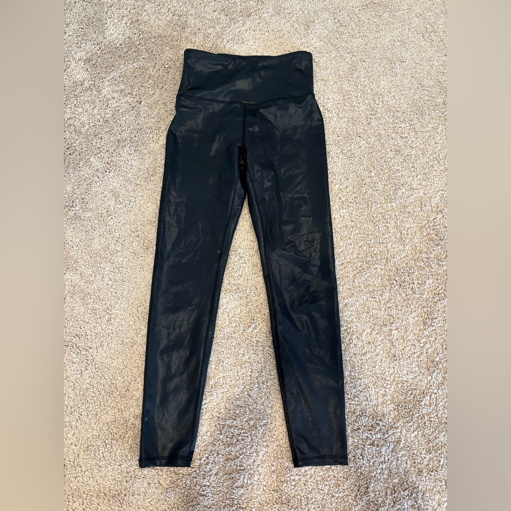 Black Shiny Leggings